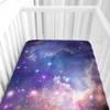 Treer Baby Fitted Crib Sheet with Elastic, Stars, 140 x 70 x 20 cm view 3