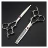6-Inch Hairdressing Scissors Set with Thinning Scissors view 3