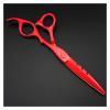 FUBUKIOF 5.5/6-Inch Red Hair Cutting and Thinning Scissors view 4