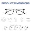 ZGYOZMNG Progressive Photochromic Reading Glasses, Gray, +1.00 (Black 2) view 2