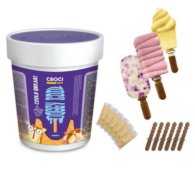 Croci Doggy Cool Summer Snack for Dogs, Ice Treats, 6-Pack
