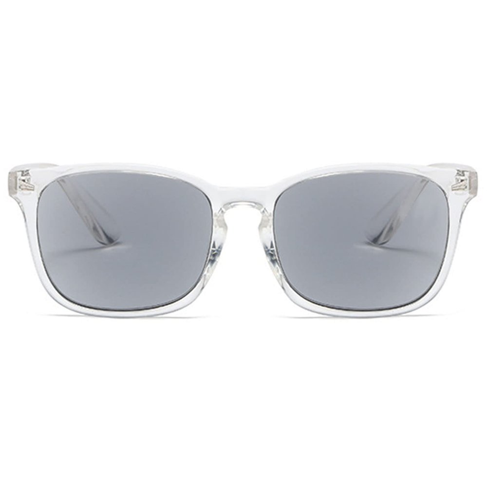 ABETOS Sunglasses Reading Glasses for Men and Women with UV Protection, Retro Classic, Transparent +2.25
