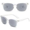 ABETOS Sunglasses Reading Glasses for Men and Women with UV Protection, Retro Classic, Transparent +2.25 view 3