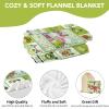 JUZGTSIT Just a Girl Who Loves Frogs Flannel Blanket view 3