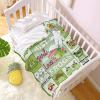 JUZGTSIT Just a Girl Who Loves Frogs Flannel Blanket view 4