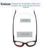 Kexinsuo Retro Style Reading Glasses (Black, 1.5x) view 4