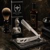 Roman Empire Shaving Mars Razor for Men, Professional Razor for Beard, Mustache and Contours, with 100 Derby Blades view 3