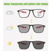 Generic Flexible Sporty Photochromic Multifocus Reading Glasses with Blue-Light Blocking, Orange, 1.0x, 1 Pair view 2