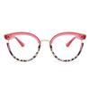 AOOLIA Round Reading Glasses for Women and Men, TR90 Blue-Light-Blocking Readers, Pink, +3.5 view 1