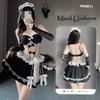 THSCWY Women's Maid Costume: Sexy Lace Outfit, Lolita Dress, Anime Cosplay, Black view 2