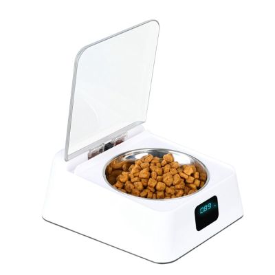 Smart Automatic Pet Feeder with Infrared Sensor, ABS and Stainless Steel