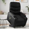 Homgoday Electric Massage Recliner, Black Faux Leather view 1