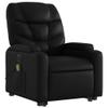 Homgoday Electric Massage Recliner, Black Faux Leather view 3