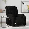 Homgoday Electric Massage Recliner with Vibration Function, Black Faux Leather, 78 x 92 x 98 cm, Model 3205257 view 1