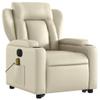 Homgoday Electric Power Lift Recliner, Cream Faux Leather, Massage Chair view 3