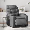 Homgoday Electric Reclining Massage Chair, Gray Faux Leather, Full-Body, B1 view 1