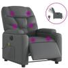 Homgoday Electric Reclining Massage Chair, Gray Faux Leather, Full-Body, B1 view 2