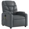 Homgoday Electric Reclining Massage Chair, Gray Faux Leather, Full-Body, B1 view 3