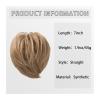 Synthetic Hair Bun Scrunchie Wrap, Curly Chignon Hairpiece for Women view 2
