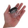 8-Pack 30 mL Round PET Cream Jars with Lids, Clear view 4
