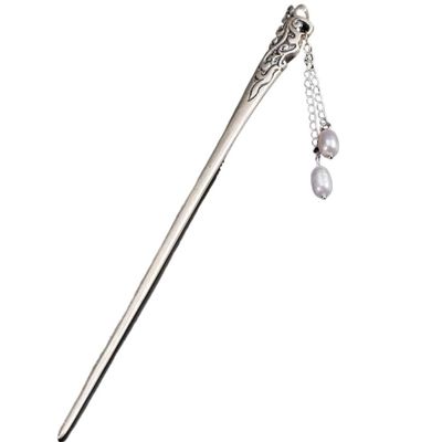 Japanese Retro Hair Sticks for Women with Long Hair, 925 Sterling Silver