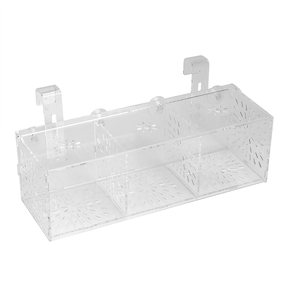 XHTLLO Fish Breeding and Isolation Box, Transparent Acrylic, 30 × 10 × 9.8 cm