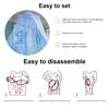 Makamsui Mosquito Net Bed Canopy, Large Bed Canopy, Bed Curtains, Queen-Size Ceiling-Hung Dome Net, Bed Tent and Decor for Baby and Children's Beds view 2