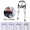 HDMOZUYT Folding Aluminum Walker, 2-in-1 Walker with Seat view 4