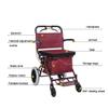 MJMLUCK Folding Walker, Rollator, Shopping Cart, Trolley with Seat and Footrest for Seniors view 3
