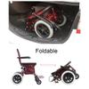 HDMOZUYT Folding Rollator with Seat and Footrest view 4