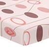 Hiseng 2-Pack Baby Fitted Sheets for Square & Oval Mattresses, Soft Microfiber, Pink/Black, 51 x 85 cm view 2