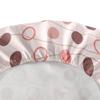 Hiseng 2-Pack Baby Fitted Sheets for Square & Oval Mattresses, Soft Microfiber, Pink/Black, 51 x 85 cm view 3