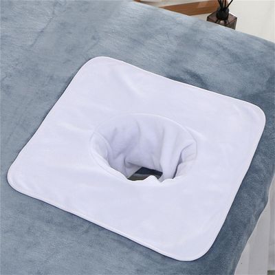 Xisnuient Massage Table Sheet with Face Hole, 35 x 35 cm, Washable Reusable Cover (Color 1,8)