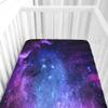 Morbuy Baby Crib Fitted Sheet, Deep Purple, 29.5 x 11.8 in view 1
