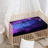 Morbuy Baby Crib Fitted Sheet, Deep Purple, 29.5 x 11.8 in view 2
