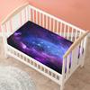 Morbuy Baby Crib Fitted Sheet, Deep Purple, 29.5 x 11.8 in view 3