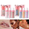 Layhou Julystar Highlighting Powder Set, Natural Face and Body Highlighter view 2