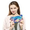 YULUENZE Dolphin Print Makeup Bag with Zipper view 3