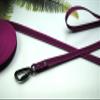 Grip Dog Leash Pink-Grey 20mm with Twist Lock Safety Hook (10m with Loop) view 1