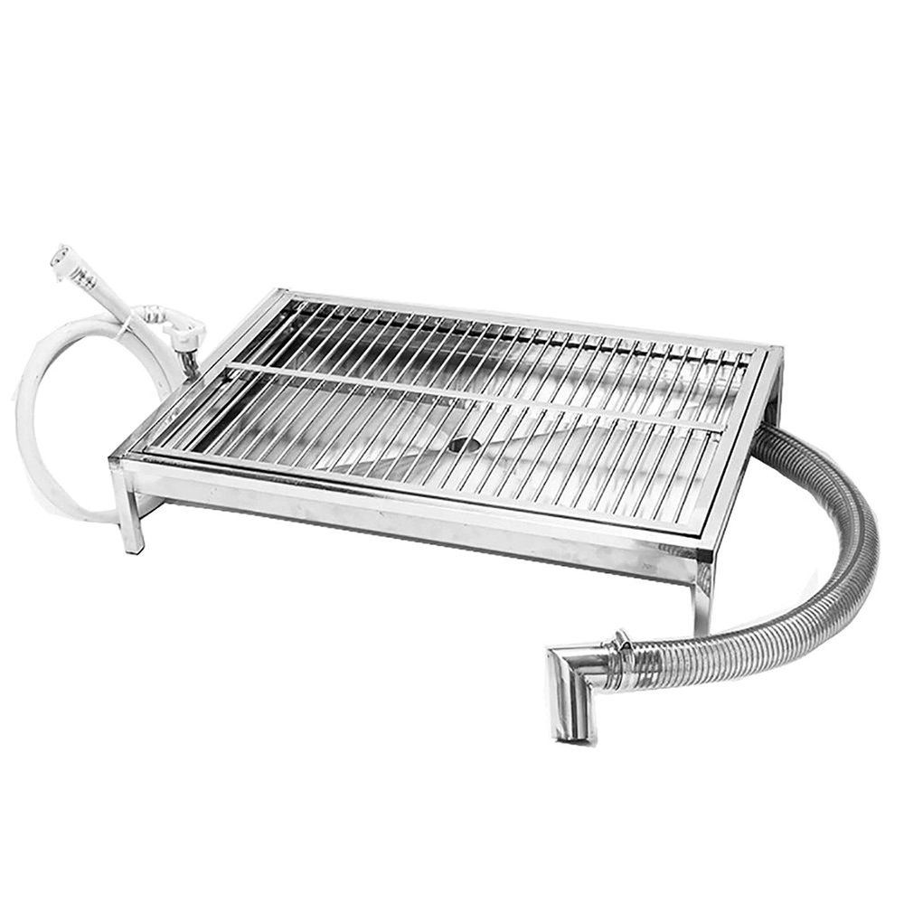 Stainless Steel Dog Toilet, Large Capacity, Easy-Clean Splash-Protected Mat
