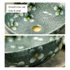 Xumh2024-3 Ceramic Vessel Sink, 18.9" x 15.3" Oval Bathroom Sink with Floral Pattern, Color A view 4