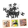 FOYTOKI 200-Piece Resin Bow Nail Charms, Fade-Resistant, Cute Manicure Decorations for Weddings and Christmas view 4