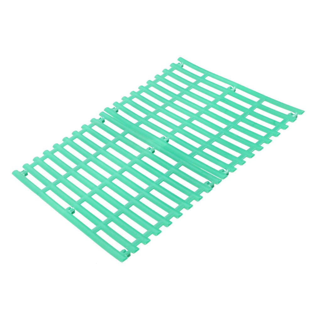 MOBUTOFU Green Rabbit Cage Mats, Easy-Clean Plastic, 2 Pieces, Non-Slip and Wear-Resistant