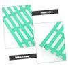 MOBUTOFU Green Rabbit Cage Mats, Easy-Clean Plastic, 2 Pieces, Non-Slip and Wear-Resistant view 4