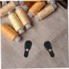 Black Nylon Shoelace Tips, 38 mm, 100 Pieces, Repair Clips view 3