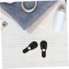Black Nylon Shoelace Tips, 38 mm, 100 Pieces, Repair Clips view 4
