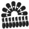 Nylon Shoelace End Caps, Black, 38 mm, 100 Pieces view 1
