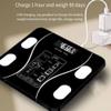 QOKLIYUI Wireless Body Fat Analyzer, White view 2