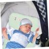 Foldable Breathable Ice Silk Stroller Seat Mat, Light Green view 3
