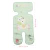 Foldable Breathable Ice Silk Stroller Seat Mat, Light Green view 4